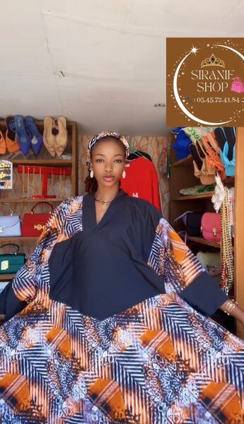 Long boubou ankara