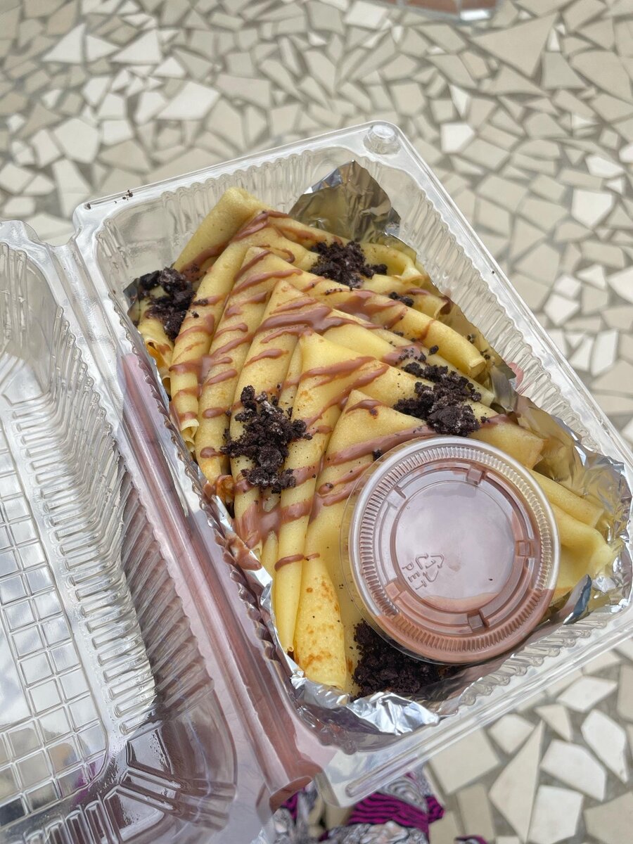 Crêpes sucrées au nutella ️