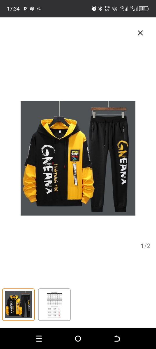 Ensemble Sportif Moderne pour Hommes