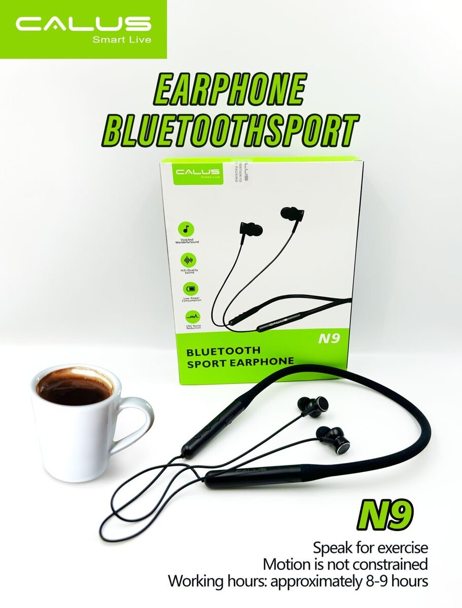 Écouteurs Bluetooth Sport N9