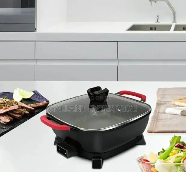 Lefon  Smart Multipurpose Electric Cooking Pot 8L- Black