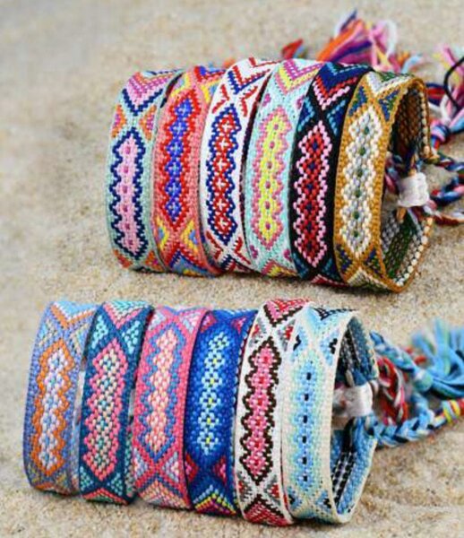 Bracelets tissés bohèmes