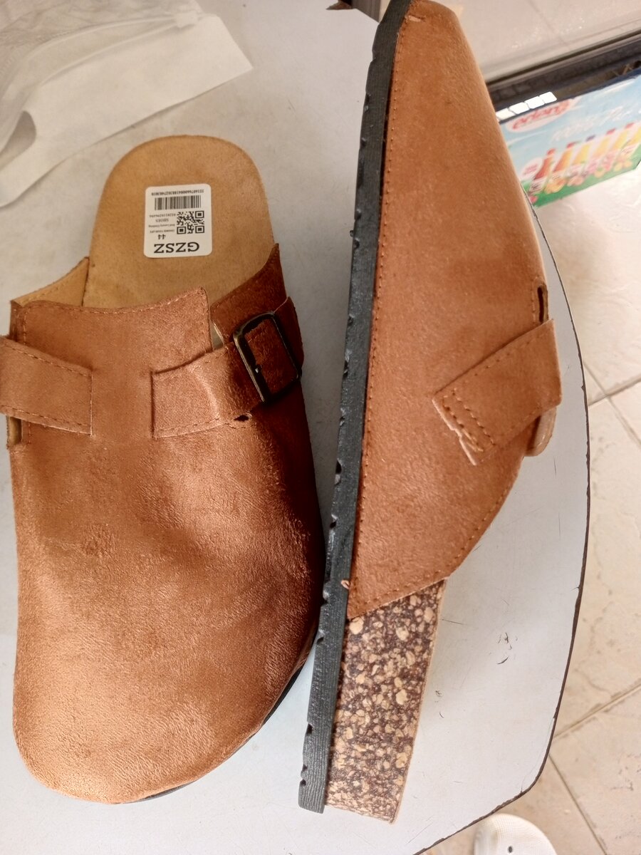 Sabots en cuir confortable