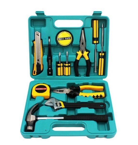 13 In 1 Home Repair Tools Box Kit Set