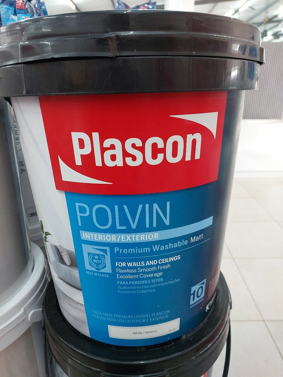 20L Plascon Polvin white