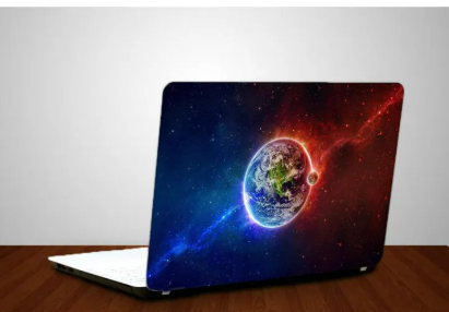 Planet Earth Laptop Back Skin Sticker-Laptop Back Skin-Laptop Skin Vinyl Sticker Decal, 13 13.3 14.6 15 15.4 15.6 inch Laptop Skin Sticker Cover For All Laptops