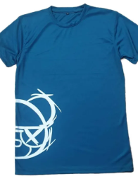 Wears Printed Active Wear/Gym Wear/ Dry Fit Light Grey Round Neck Half Sleeve T-Shirt for Men