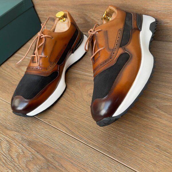 Chaussures en cuir homme