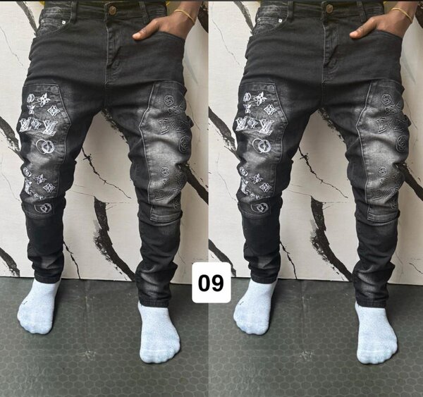 Jeans homme motifs tendance