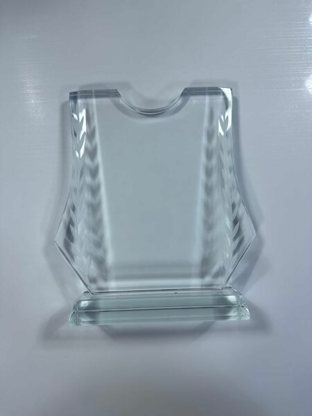 Trophée en verre élégant