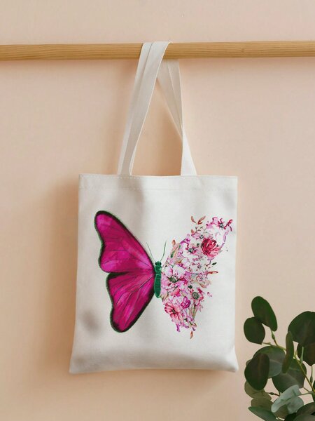 Tote Bag Papillon Floral