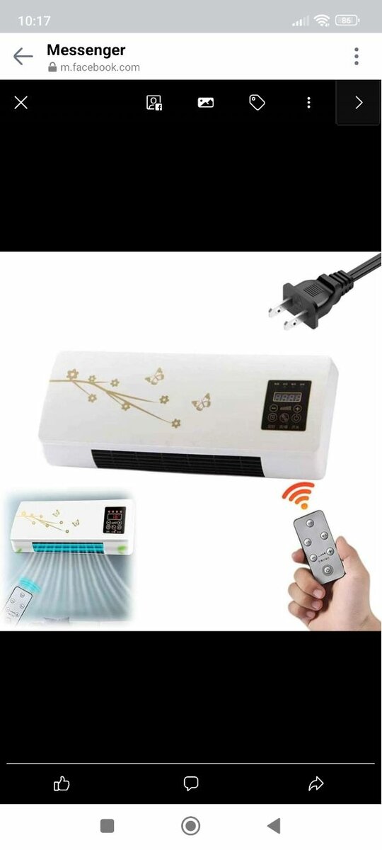 Mini chauffage et refroidisseur.