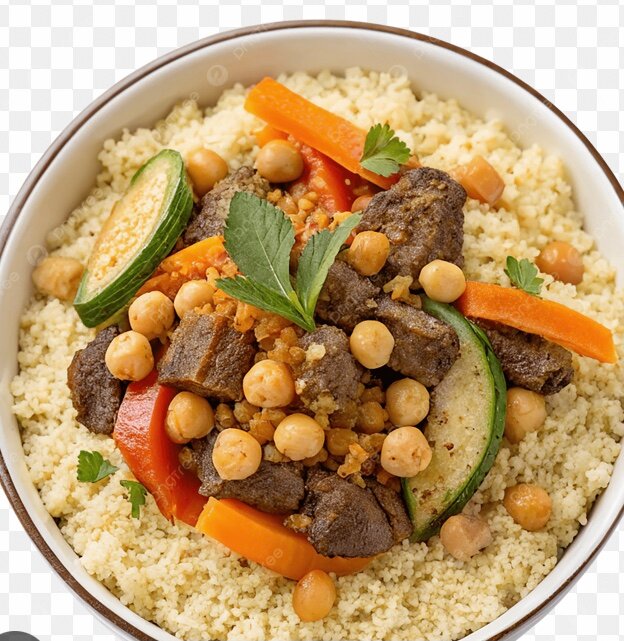 Couscous GARNIS au 1/4 poulet