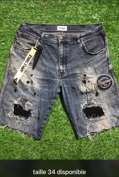 Shorts en jean tendance homme