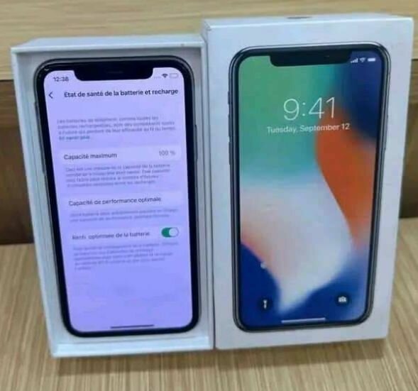 iPhone X 256 Go Argent