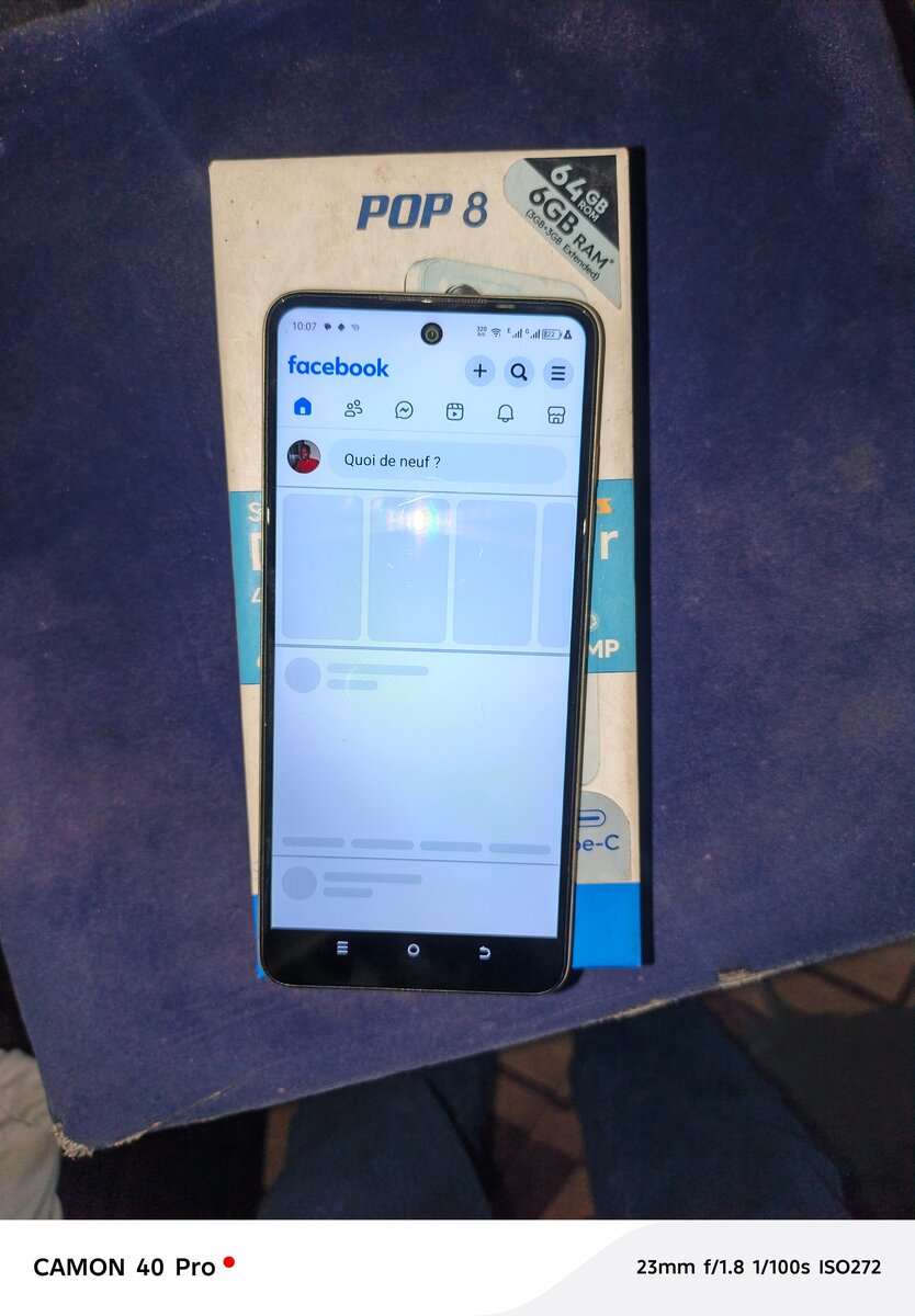 Smartphone Tecno Pop 8 64GB