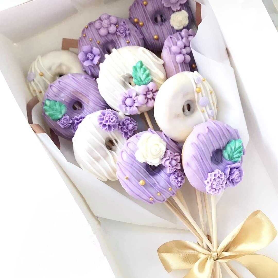 Bouquet de mini donuts