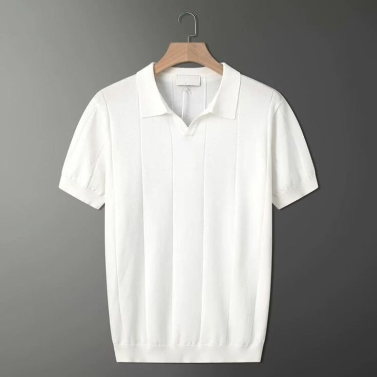 Polo en maille pour hommes