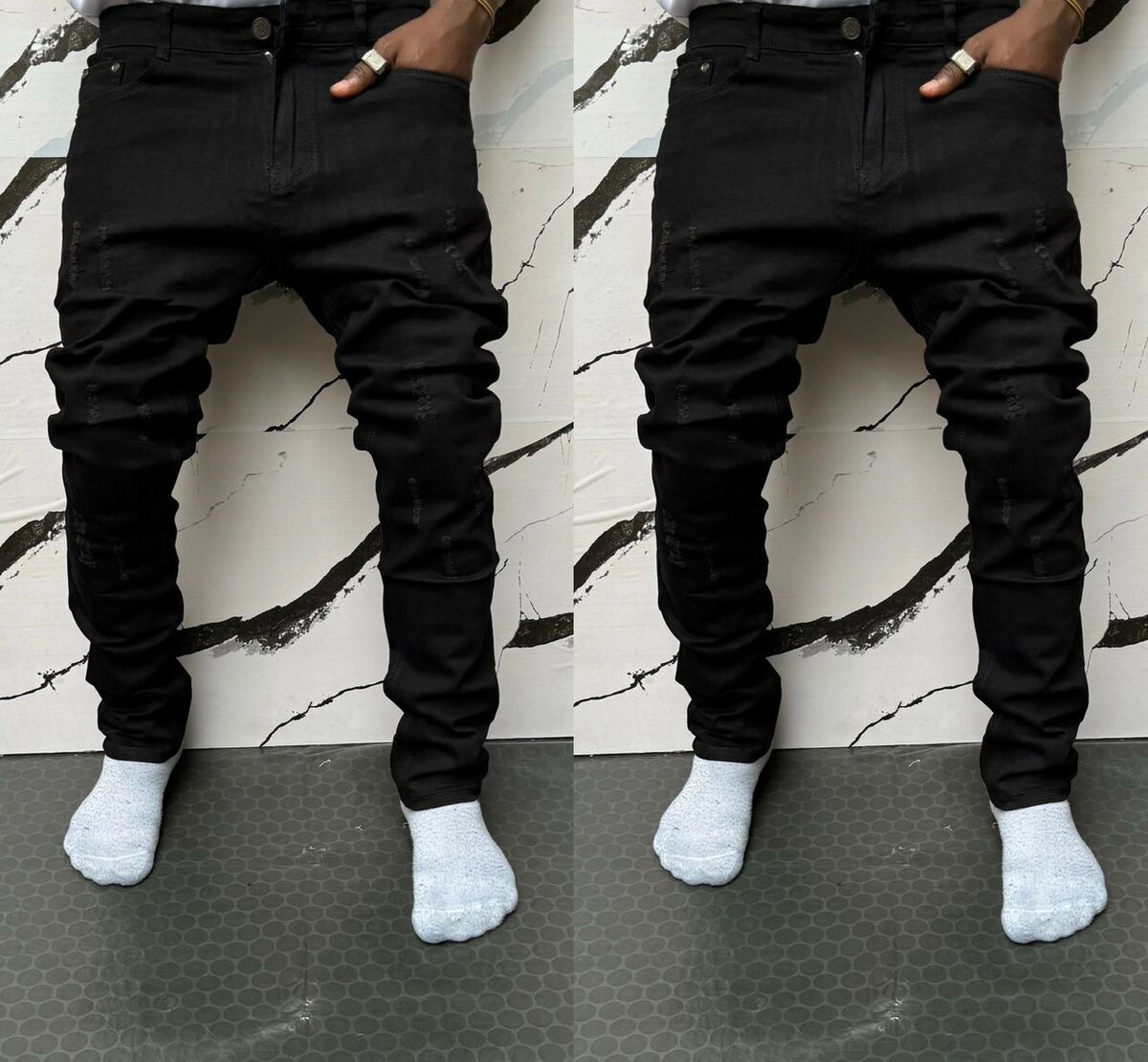 Jean décontracté homme tendance