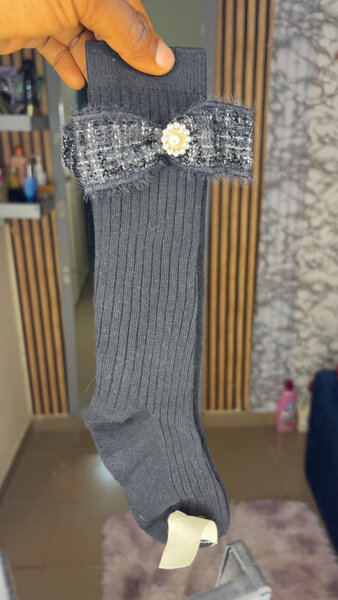 Chaussettes élégantes avec nœud