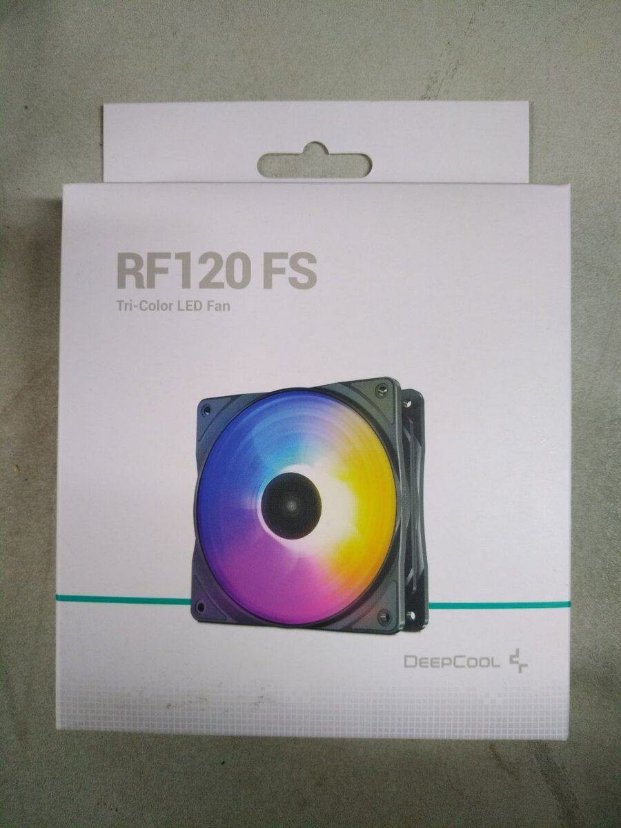Кулера Новые DEEPCOOL RF120FS 3-COLOR-LED 120x120x25mm 4-Pin