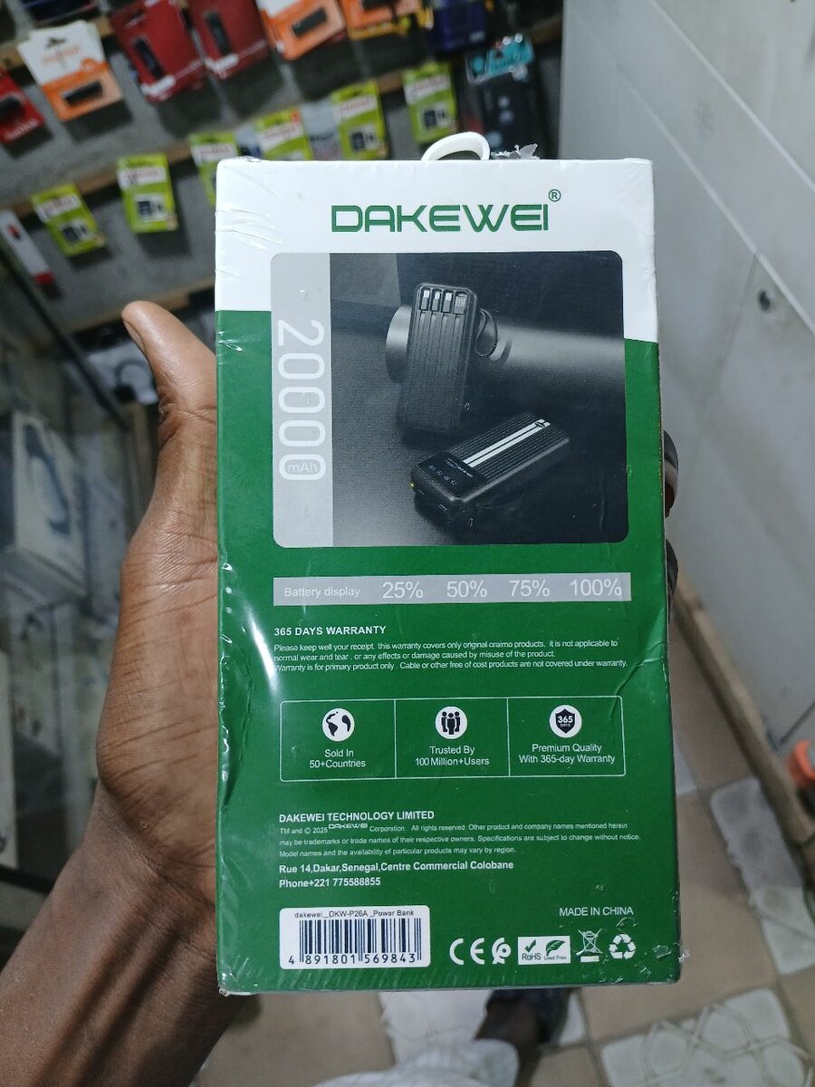 DAKEWEI Batterie Externe 20000mAh