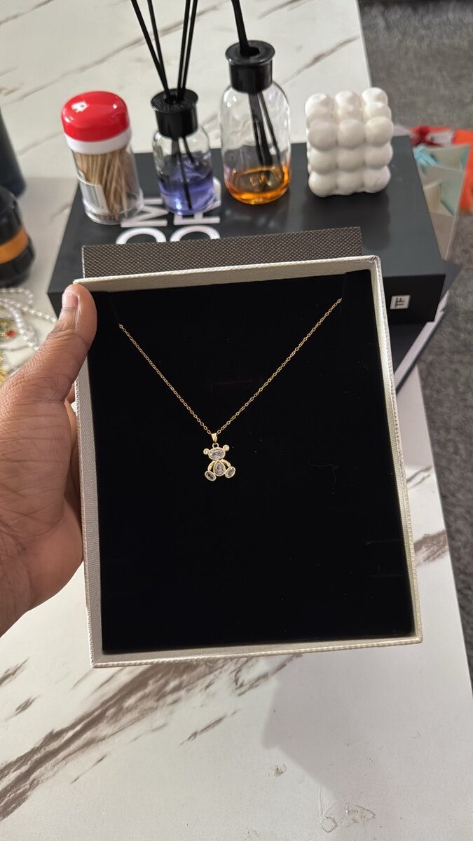 Collier Pendentif Teddy Or