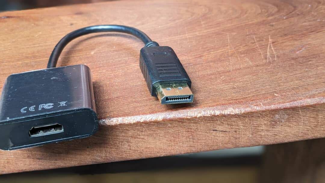 HDMI to display port adapter