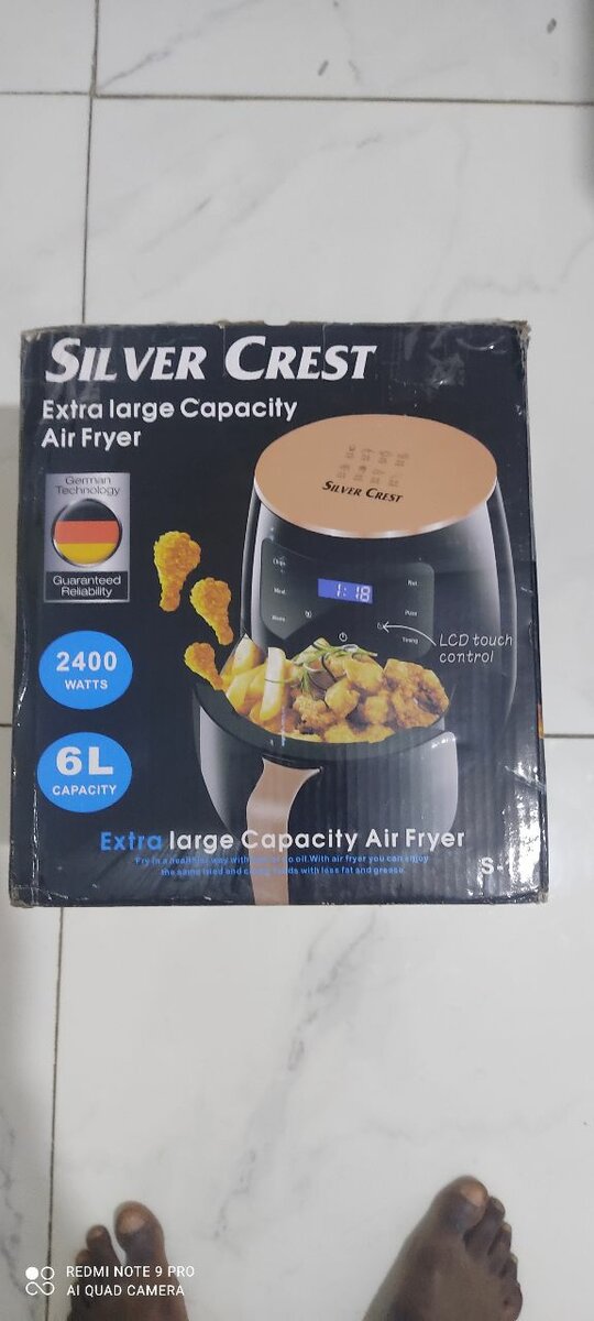 Friteuse à Air Silver Crest 6L