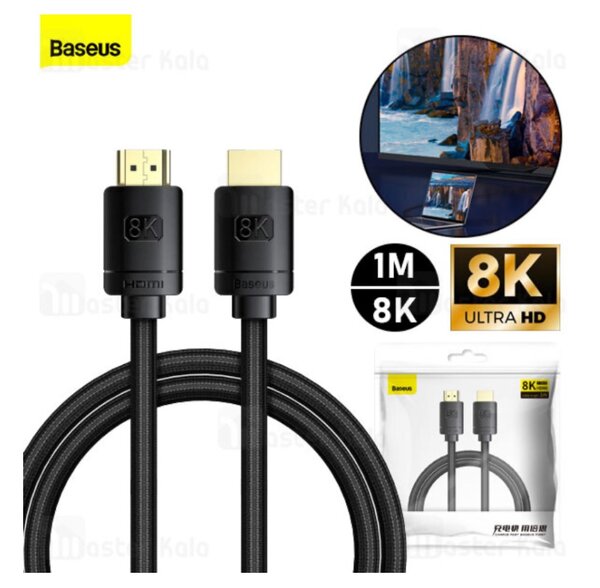 Baseus Câble HDMI 8K, 1m Noir CAKGQ-J01