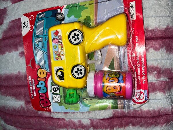 Pistolet à bulles amusant enfant