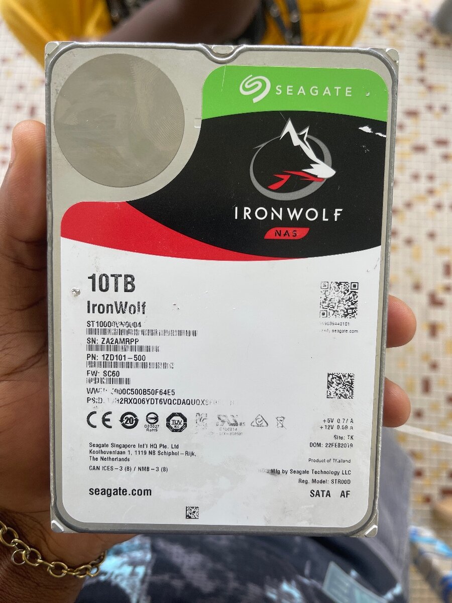 Disque dur Seagate IronWolf 10TB
