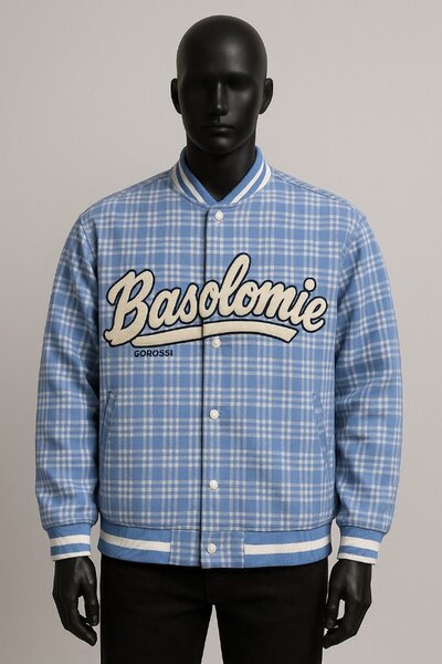 Veste Varsity Plaid Homme