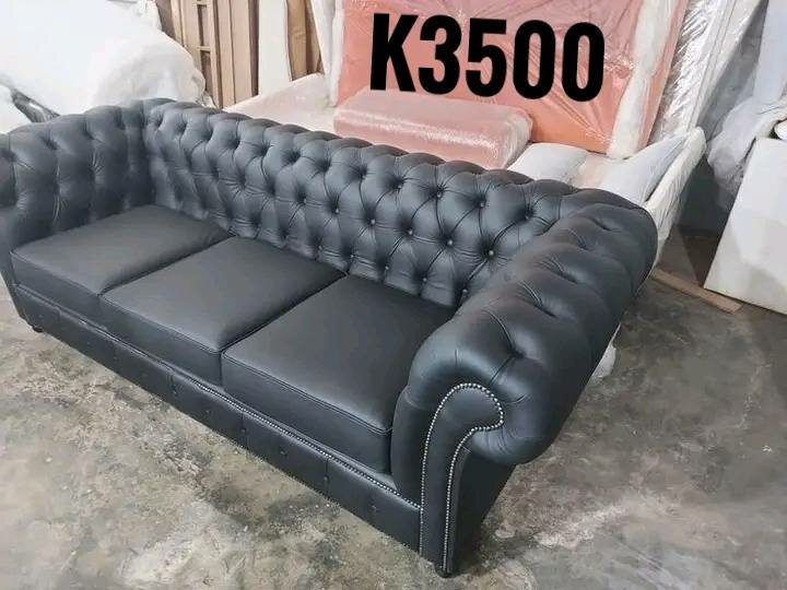 Beautiful and soft black sofa
