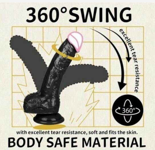 Godemichet Réaliste 360°