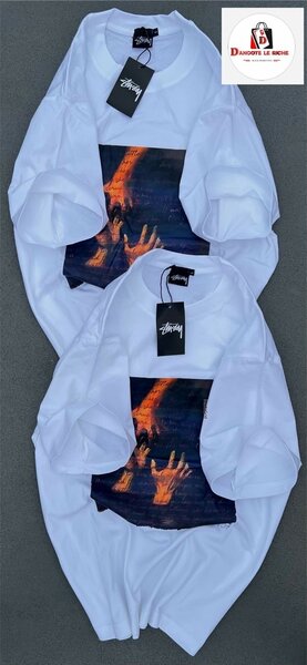 T-shirt blanc unisexe graphique