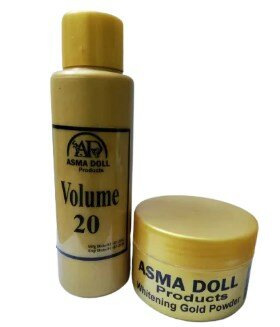 Asma Doll Gold Skin Polish 500ml Volume 20 Blonder Gold 150 grm for men and women