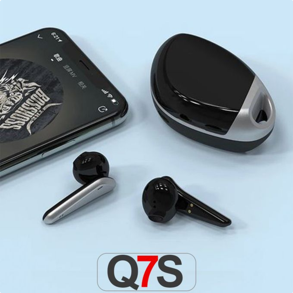 Q7S ; Ecouteurs Bluetooth San Fil Q7S - Noir