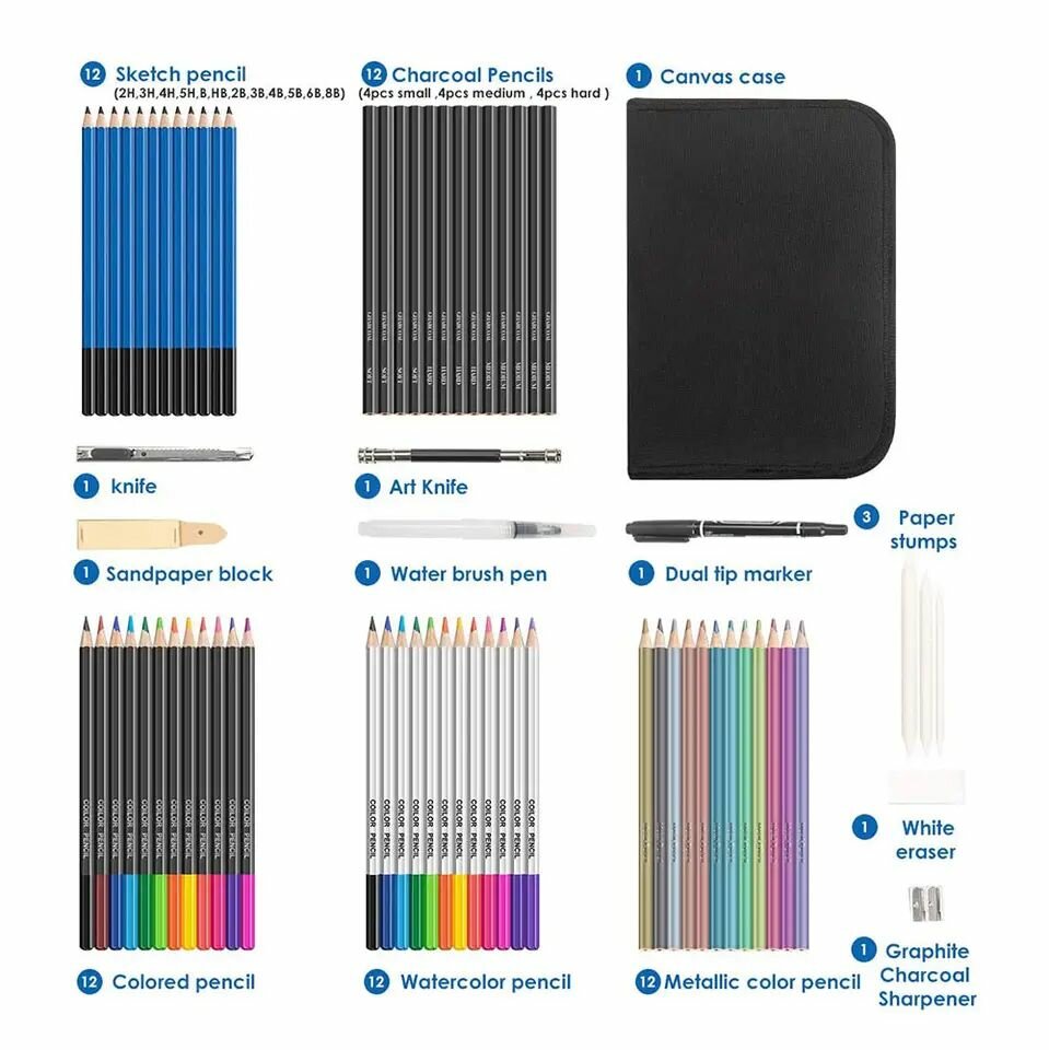 DRAWING AND COLOUR SET