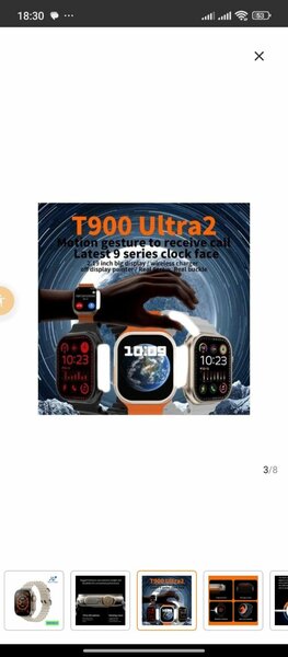 Montre connectée T900 Ultra2