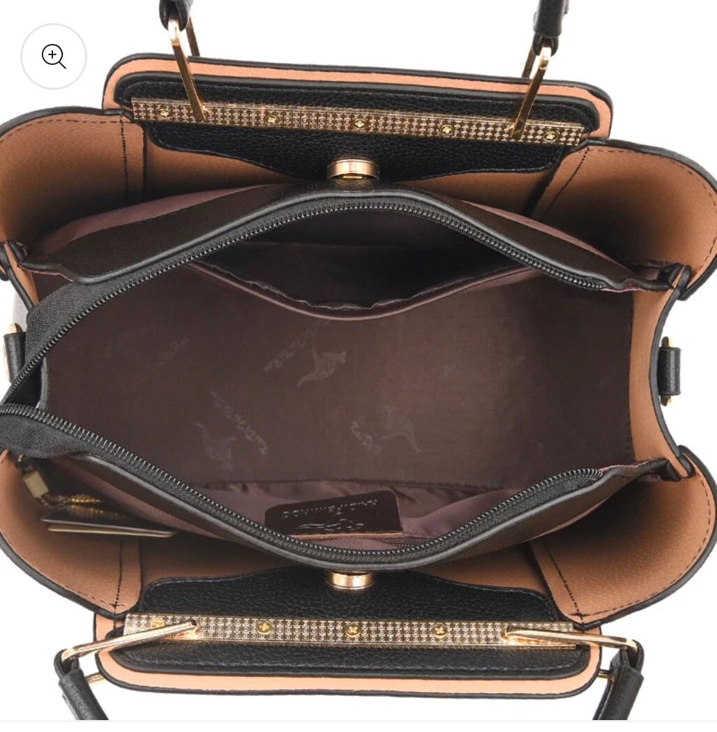 Luxury Designer 3 Layers Pocket Shoulder Crossbody Bag