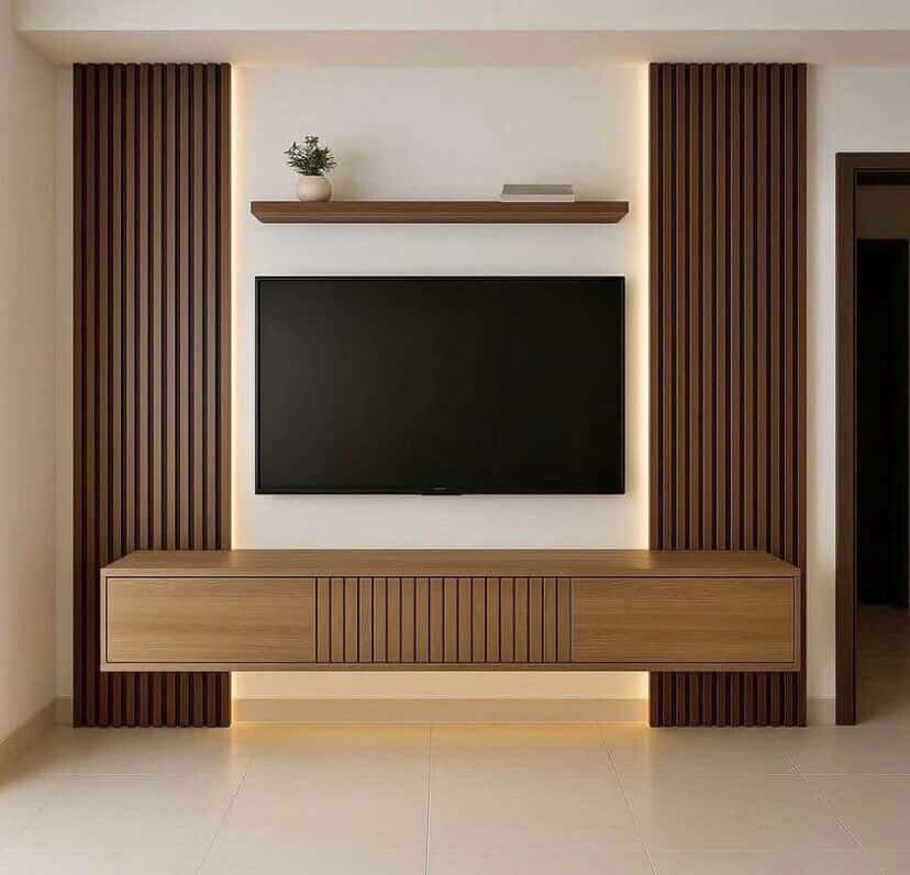 Meuble TV mural moderne