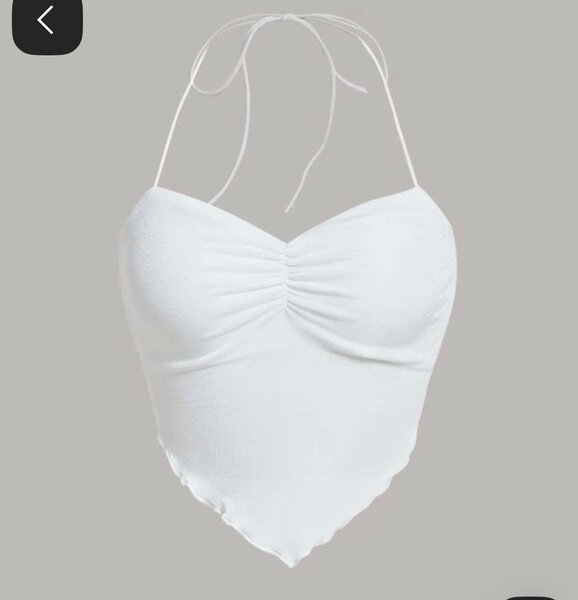 Top dos nu blanc élégant