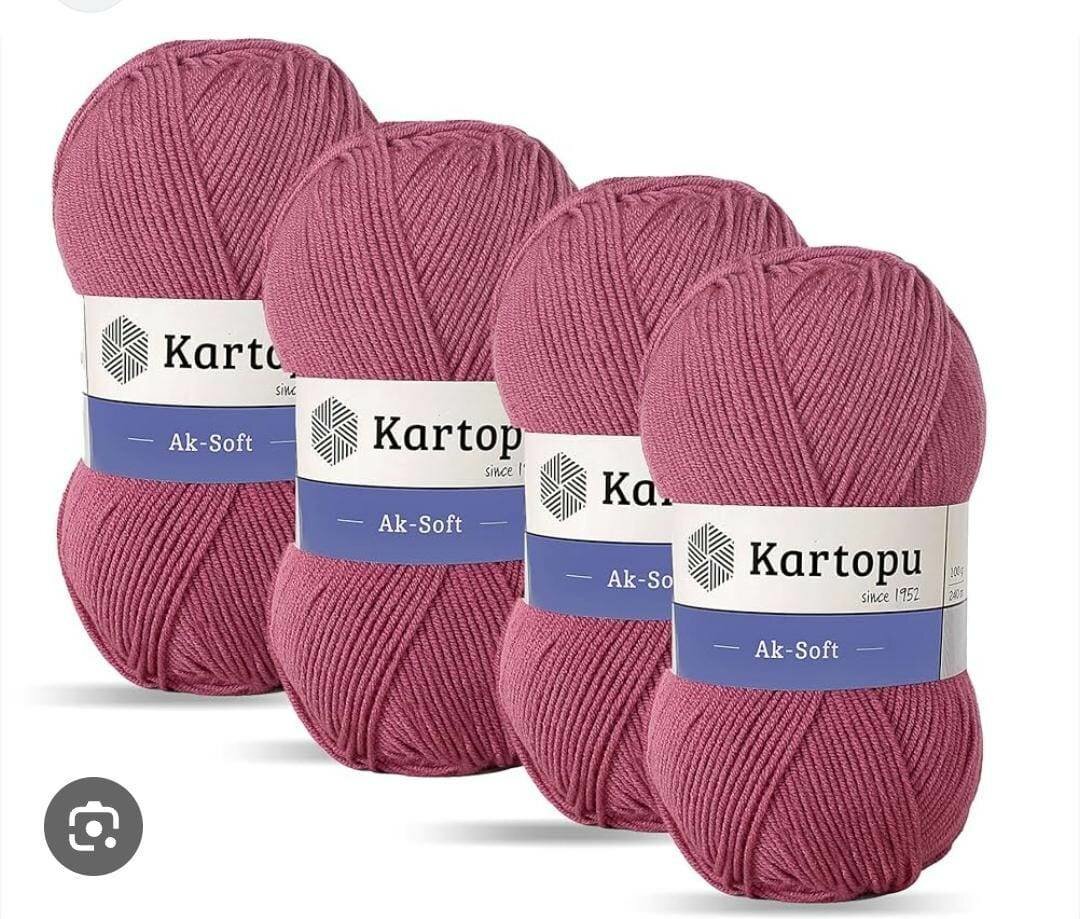 Fil à tricoter doux Kartopu