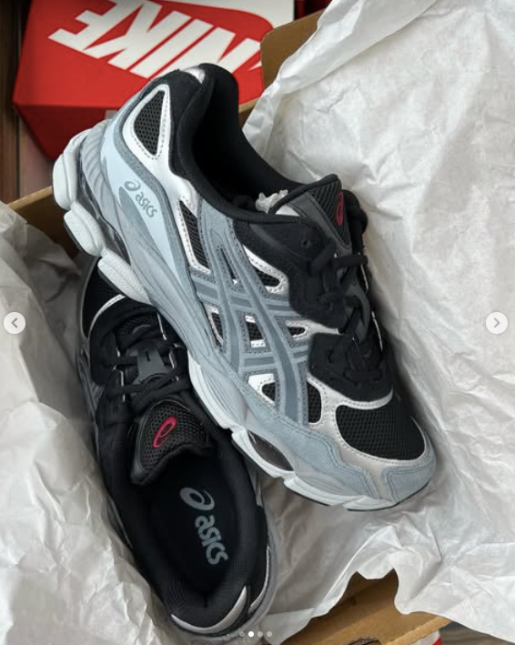 Кроссовки ASICS Gel NYC голубой,черный