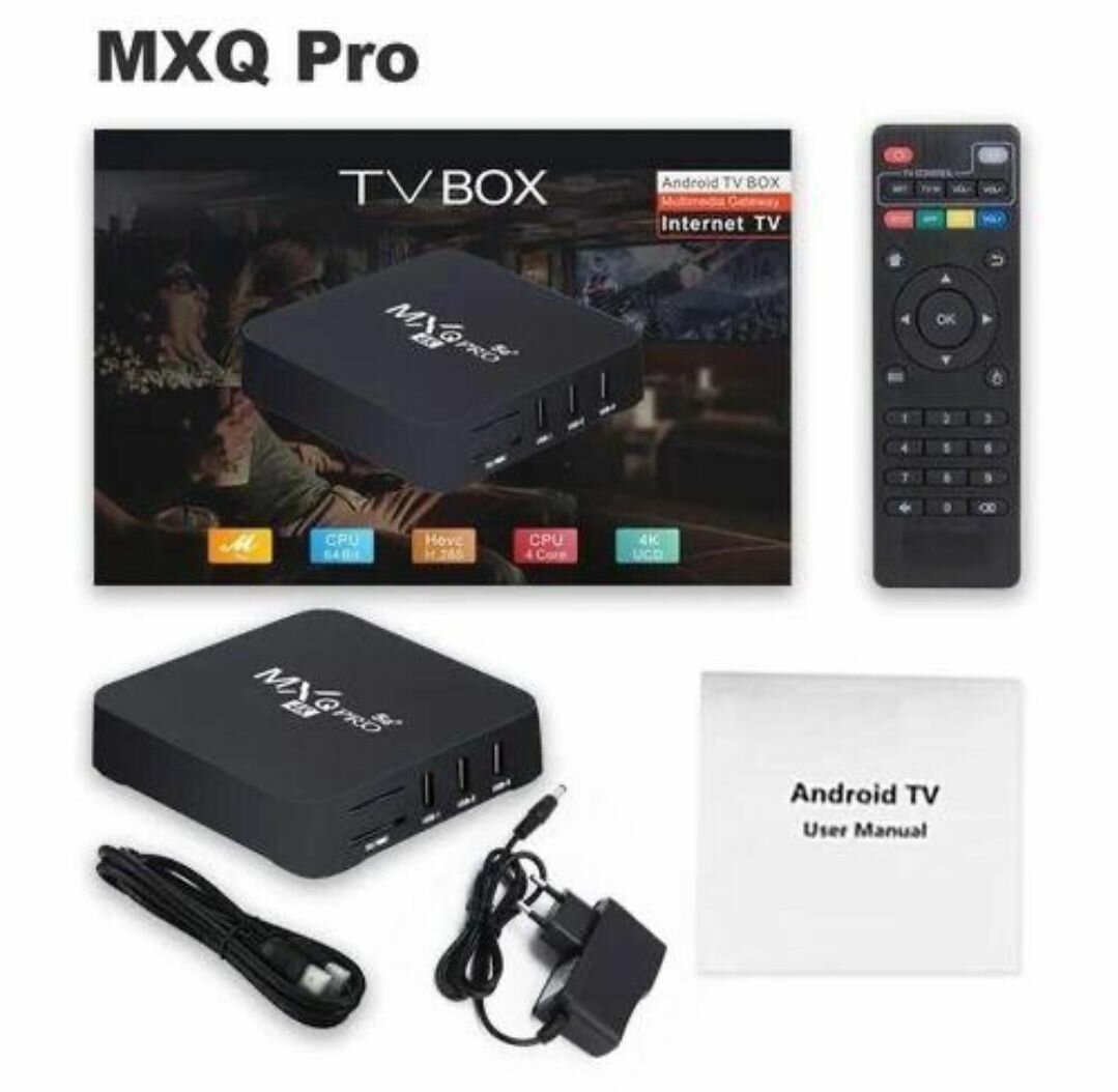 Box TV Android MXQ Pro 4K