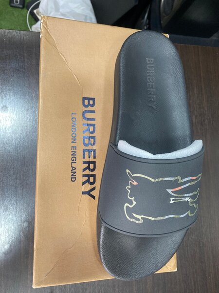 Sandales Burberry Homme Noires