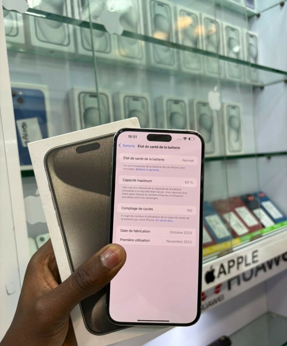 Smartphone Apple moderne