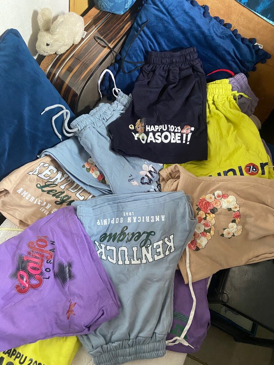 Shorts en Coton Imprimés