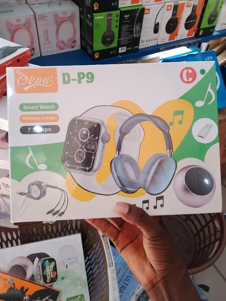 Smart watch with music box and headset